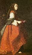 Francisco de Zurbaran st. casilda oil painting